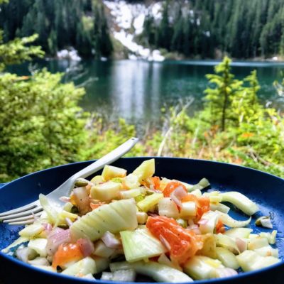 backpacking lunch ideas - citrus salad
