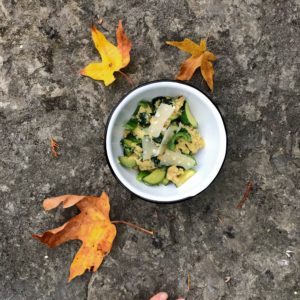 best backpacking food - veggie scramble