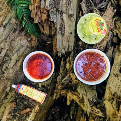easy backpacking meals - sauce