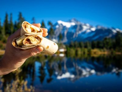 tortilla backpacking recipes - bbb wrap