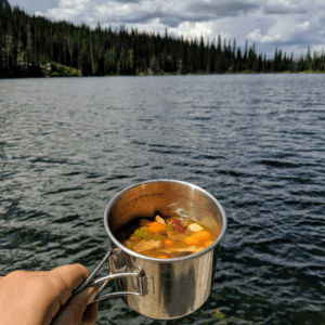 classic camping food - stew