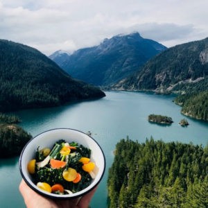 trail meals backpacking food ideas - salad