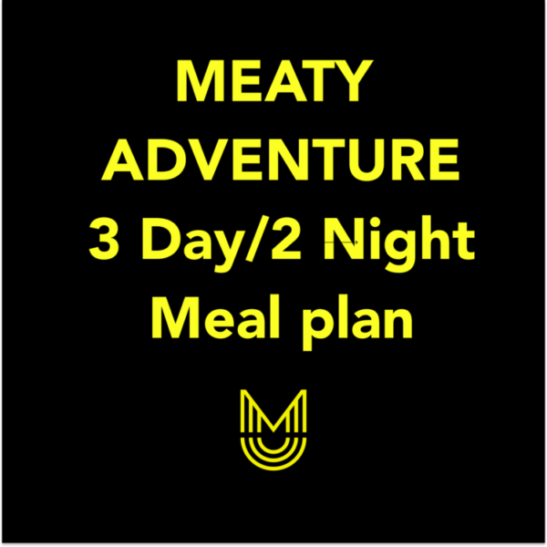 backpacking meal plans with meat