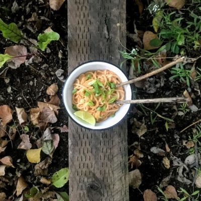 backcountry cooking - Seafood Pad Thai
