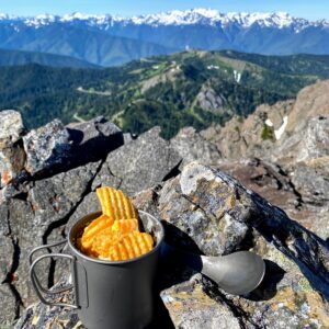 easy backpacking meals - potato bowl