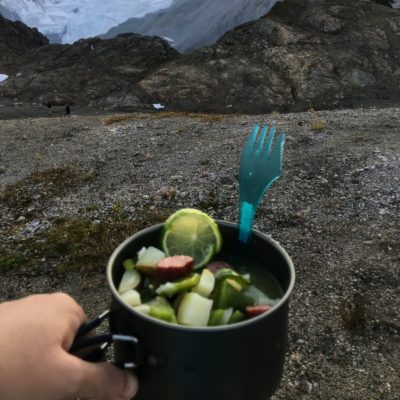 vegetarian camping meals - stew