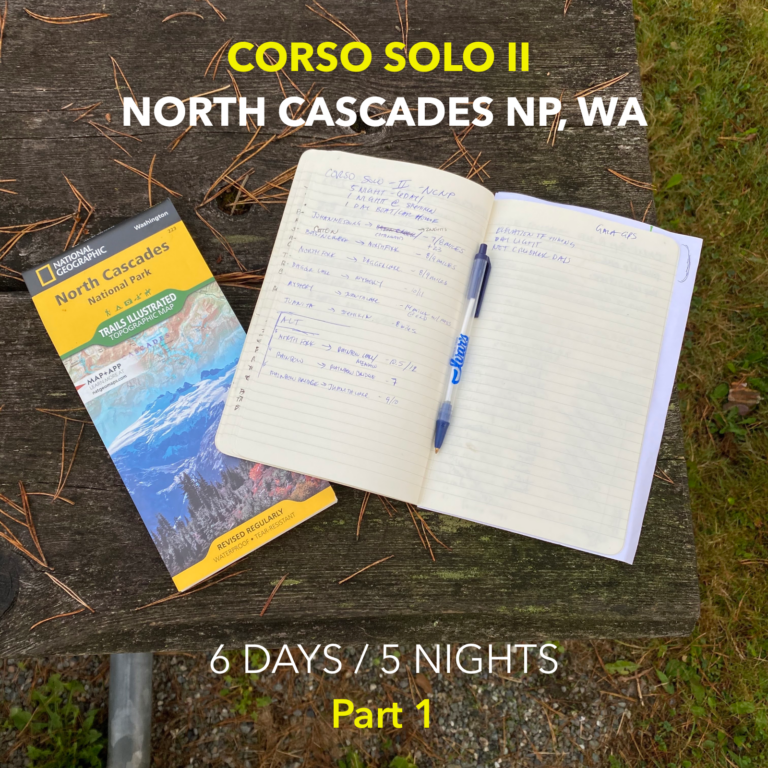 6 day backpacking meal plan - north cascades