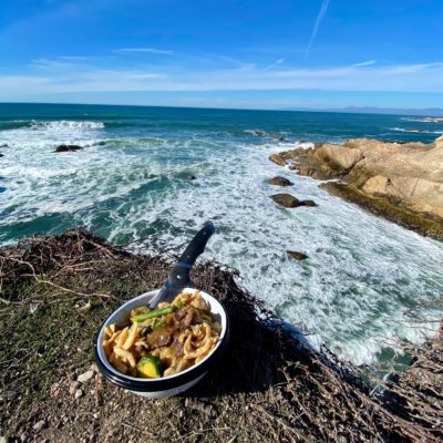 best backpacking meals - steakhouse bowl