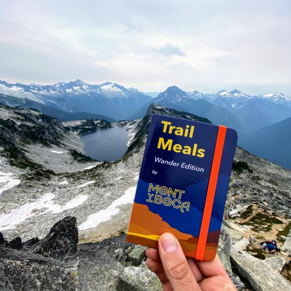 backpack gourmet recipe book - pocket sized