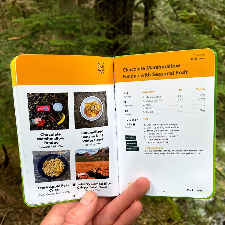 backpacking chef pocket gourmet recipes