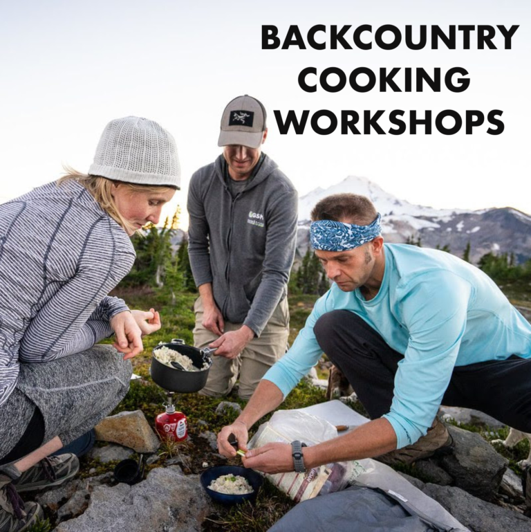 group backcountry cooking workshop