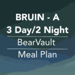meal plan for backpacking - bruin A