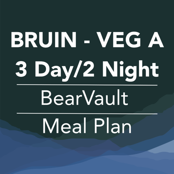 meal plan for backpacking - Bruin VegA