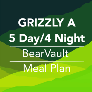 meal plan for backpacking - Grizzly A