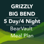 meal plan for backpacking - Grizzly Big Bend 5