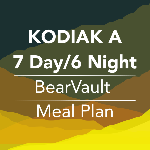 7 day meal plan for backpacking - kodiak