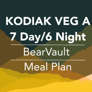 7 day vegetarian meal plan for backpacking - kodiak v