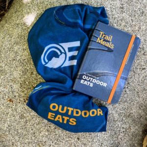 pocket sized hiking cookbook and buff OE