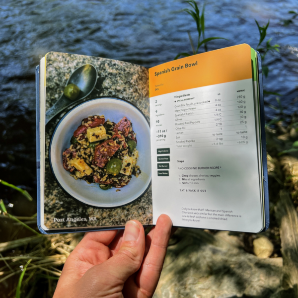 pocket size cookbook for camping - TMR
