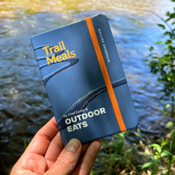 pocket size cookbook for backpacking - trail meals