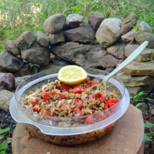 Easy Backpacking meals - chicken red