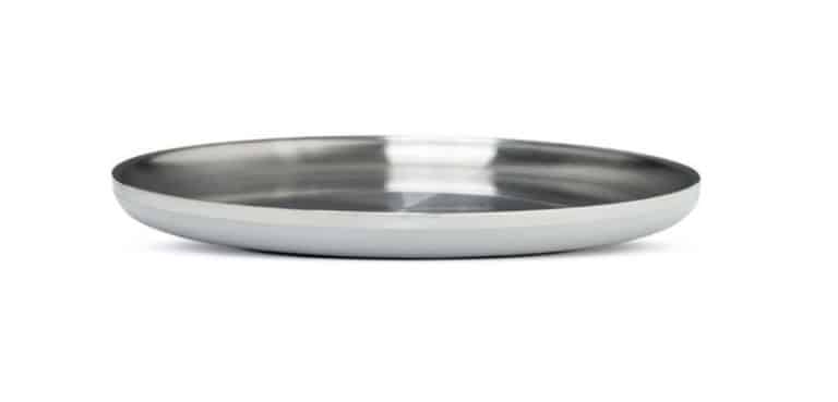 camping dishes - metal plate