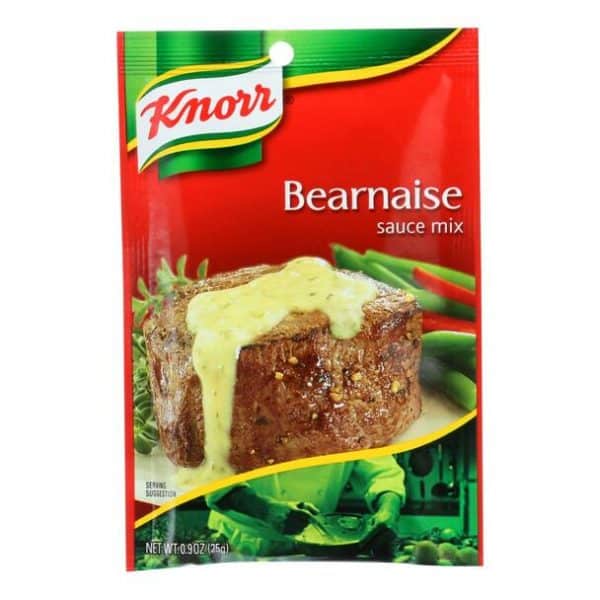 backpacking recipe ingredients - bearnaise sauce mix
