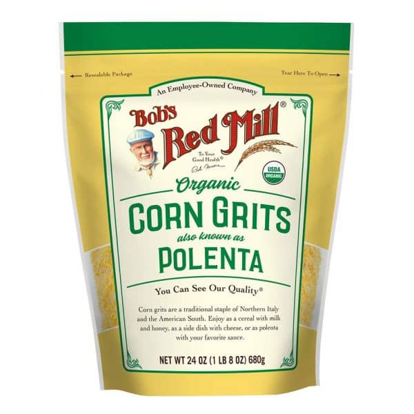backpacking recipe ingredients - corn grits