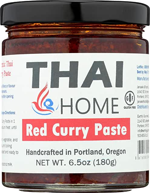 camping recipe ingredients - red curry paste