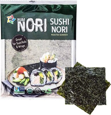plant based backpacking recipe ingredients - sushi nori