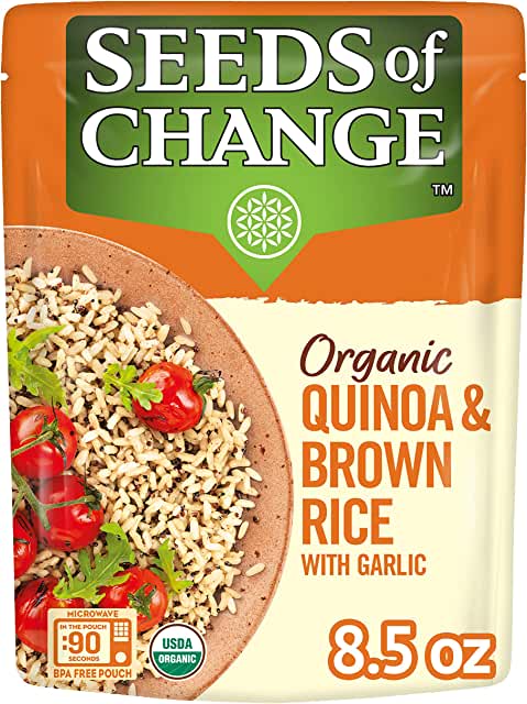backpacking recipe ingredients - quinoa and rice