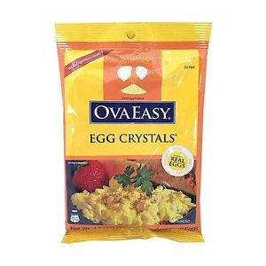 backpacking recipe ingredients - egg crystals